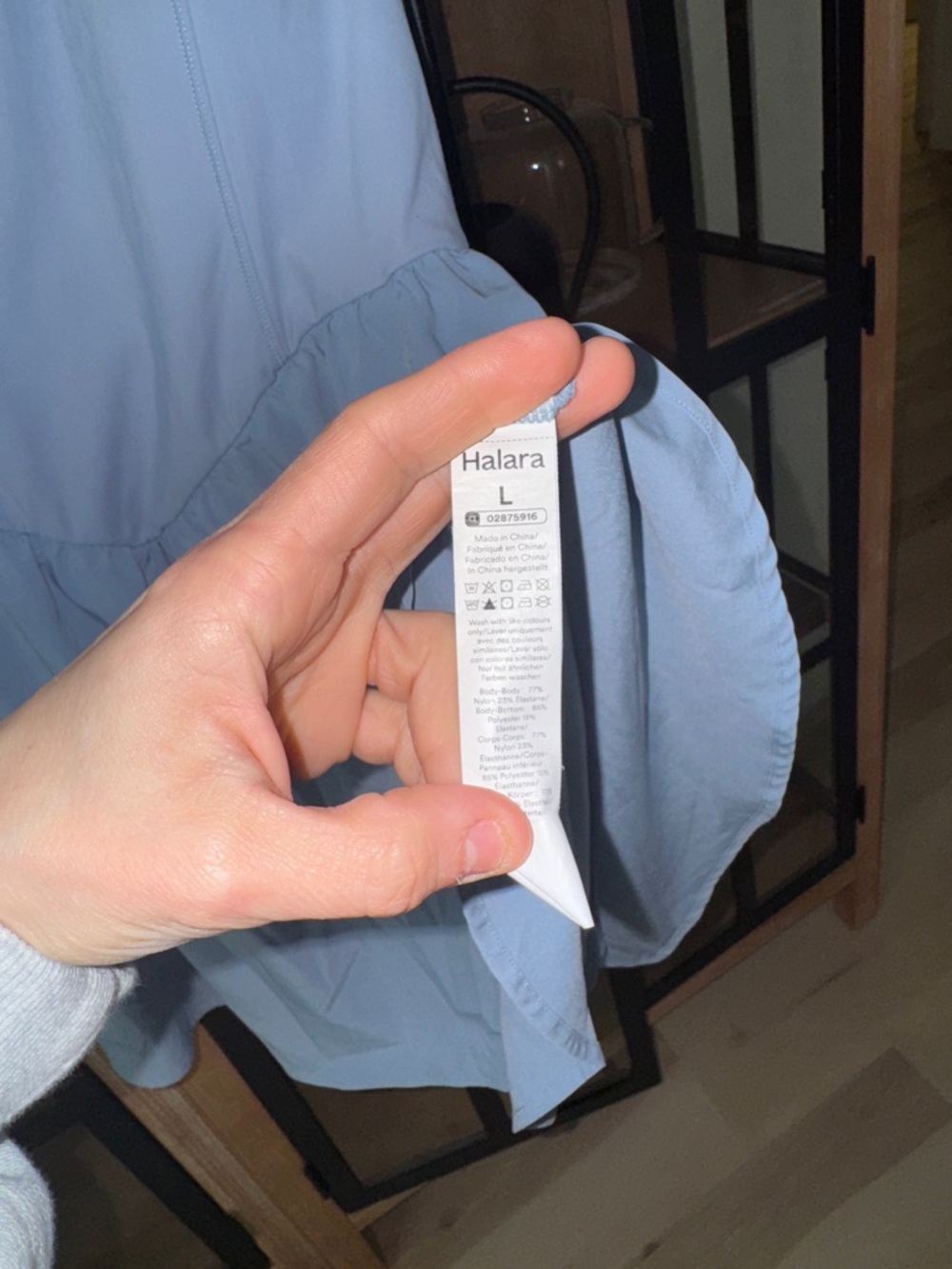 Halara Breezeful Corset 2-in-1 Mini tennis dresd Flowy Active drop waist D-F Cup - Picture 5 of 10